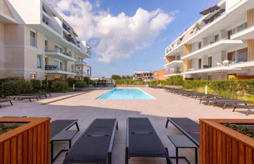 Villa Creole 0308 Luxe Appartement Met Verwarmd Zwembad Nieuwpoort Jachthaven Экстерьер фото