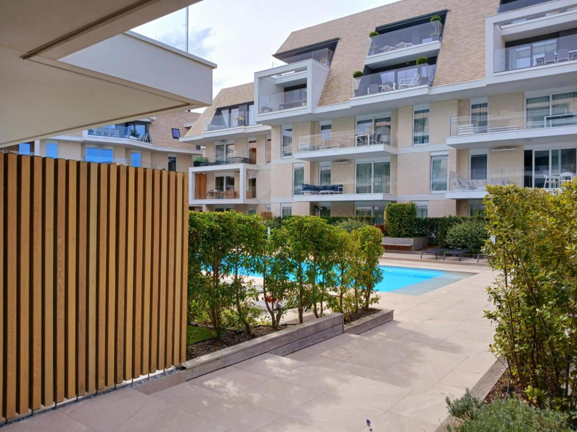 Villa Creole 0308 Luxe Appartement Met Verwarmd Zwembad Nieuwpoort Jachthaven Экстерьер фото